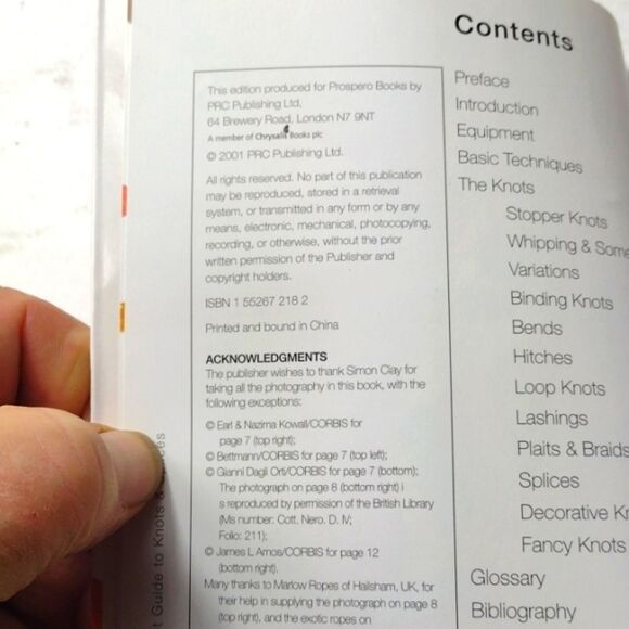 Pocket Guide to Knots & Splices by Des Pawson Softcover Book Prospero Publishers - Picture 4 of 5